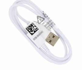 Кабель SAMSUNG USB DATA CABLE, ECB-DU4EWE, WHITE, 1.5M, GH39-01580Q;GH39-01801B